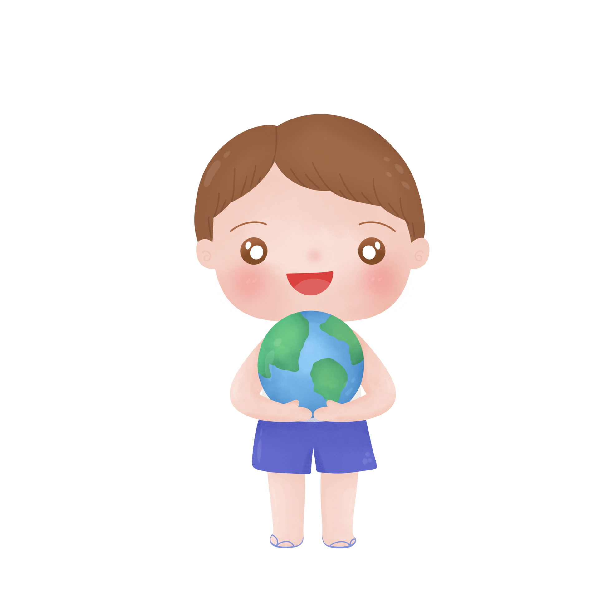 love earth cute cartoon 24043826 PNG