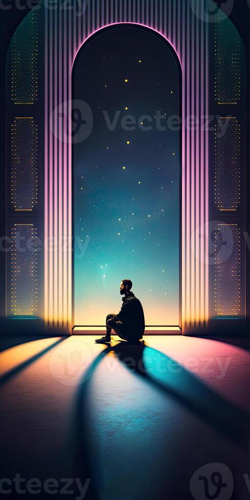 Mosque aesthetic graphic art photo