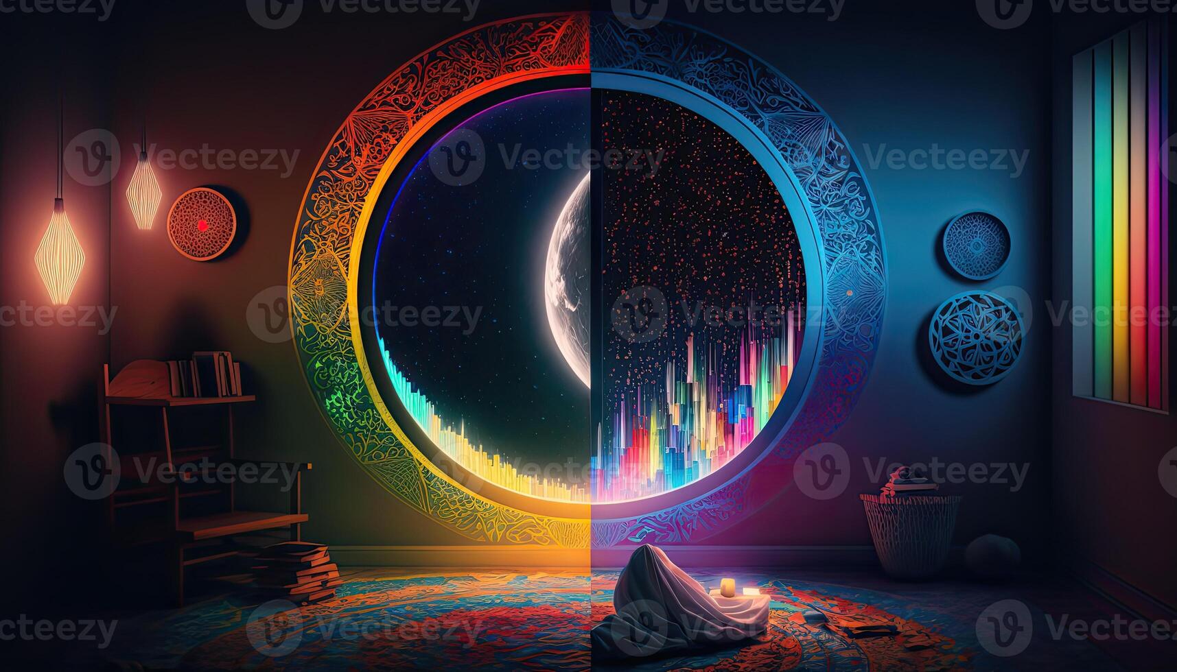 Mosque aesthetic graphic art photo