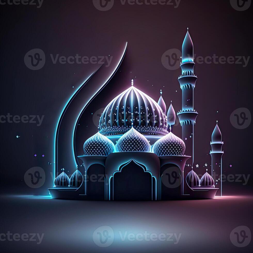Mosque aesthetic graphic art photo