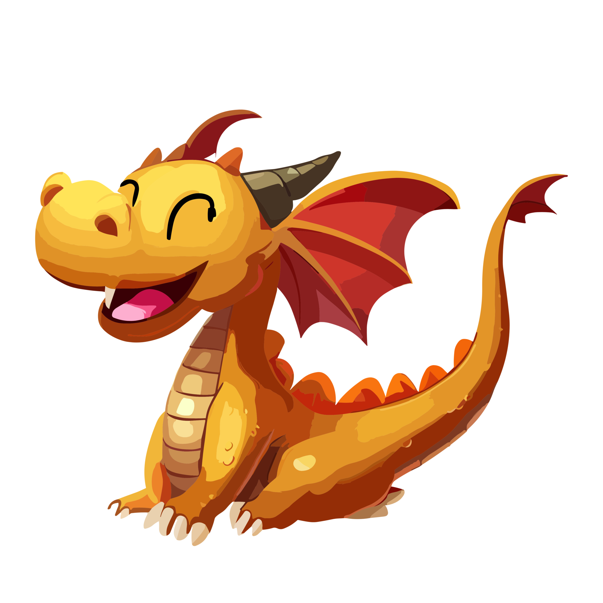 Cute dragon clipart transparent background 24043921 PNG