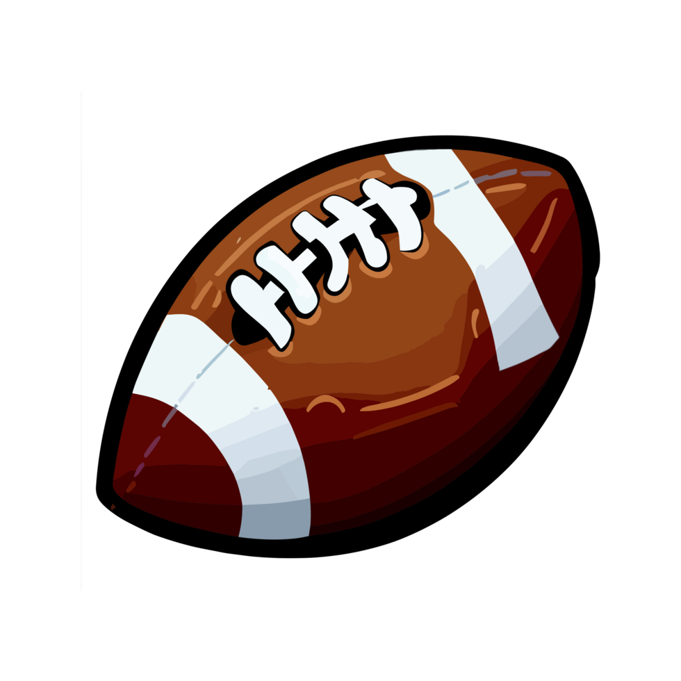 Football clipart transparent background png