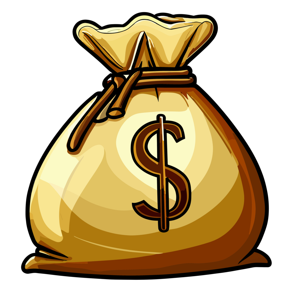 dinero bolso clipart transparente antecedentes png