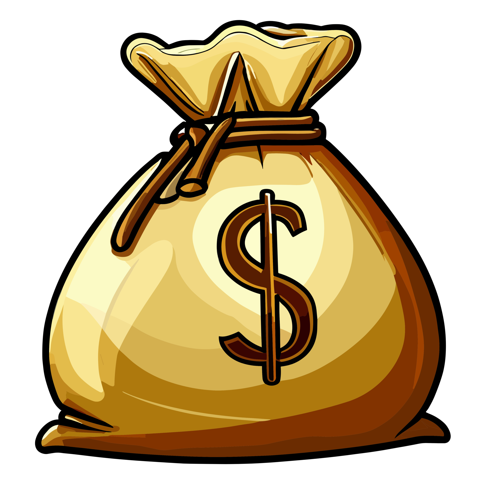 Money bag clipart transparent background 24043947 PNG