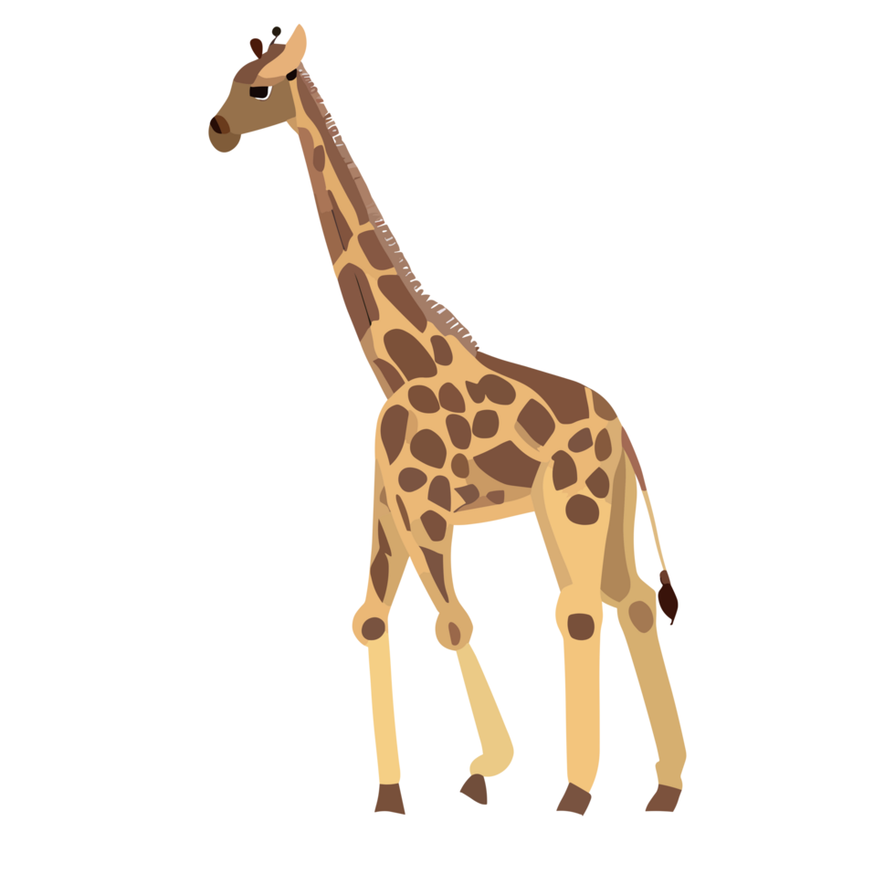 Giraffe Symbol Clip Art transparent Hintergrund png