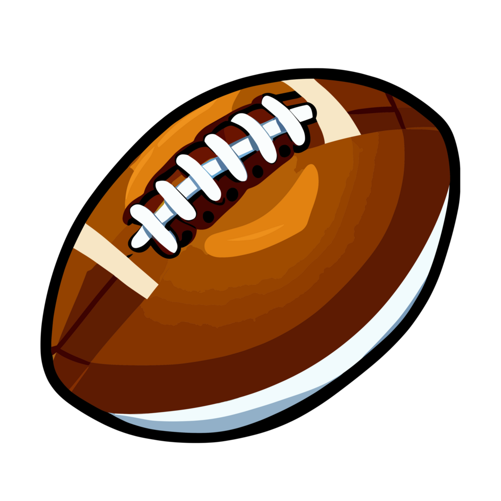 Football clipart transparent background png