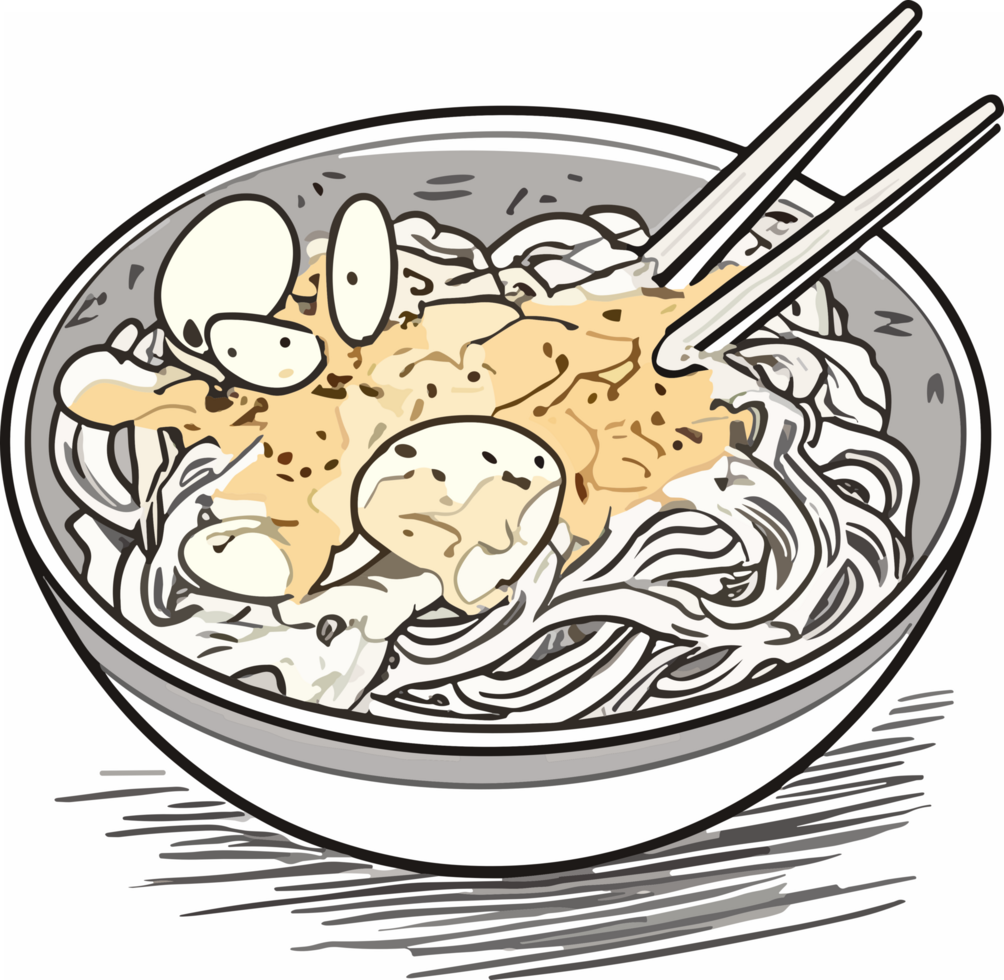 ramen en cuenco 24044002 PNG