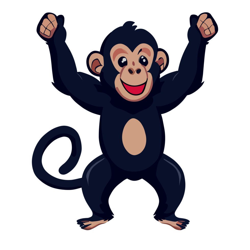 Monkey clipart transparent background png