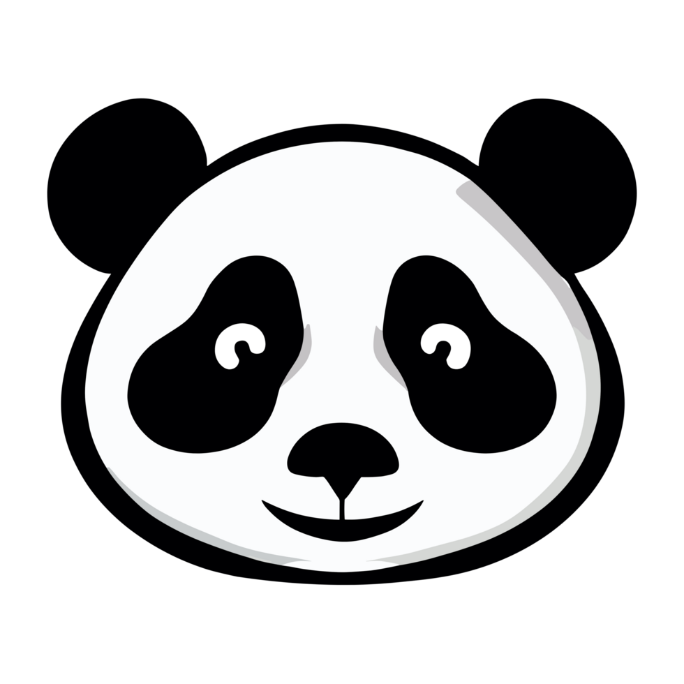 Panda Visage Icône Clipart Transparent Contexte 24044181 Png