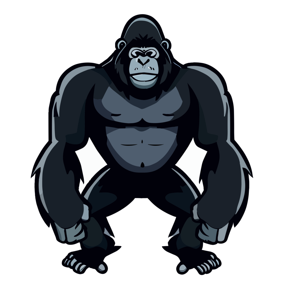 gorilla clipart trasparente sfondo png