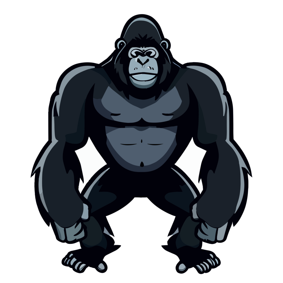 Gorilla Clip Art transparent Hintergrund png