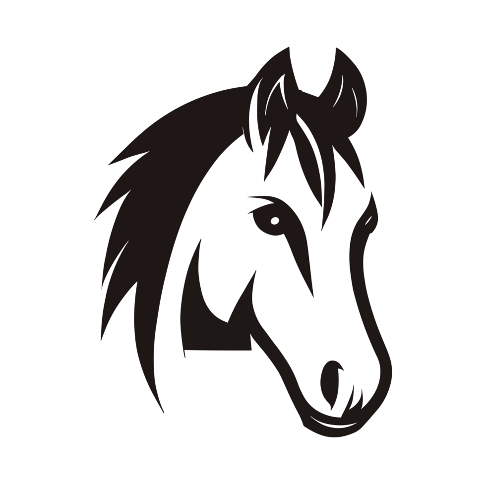 Horse icon clipart transparent background png