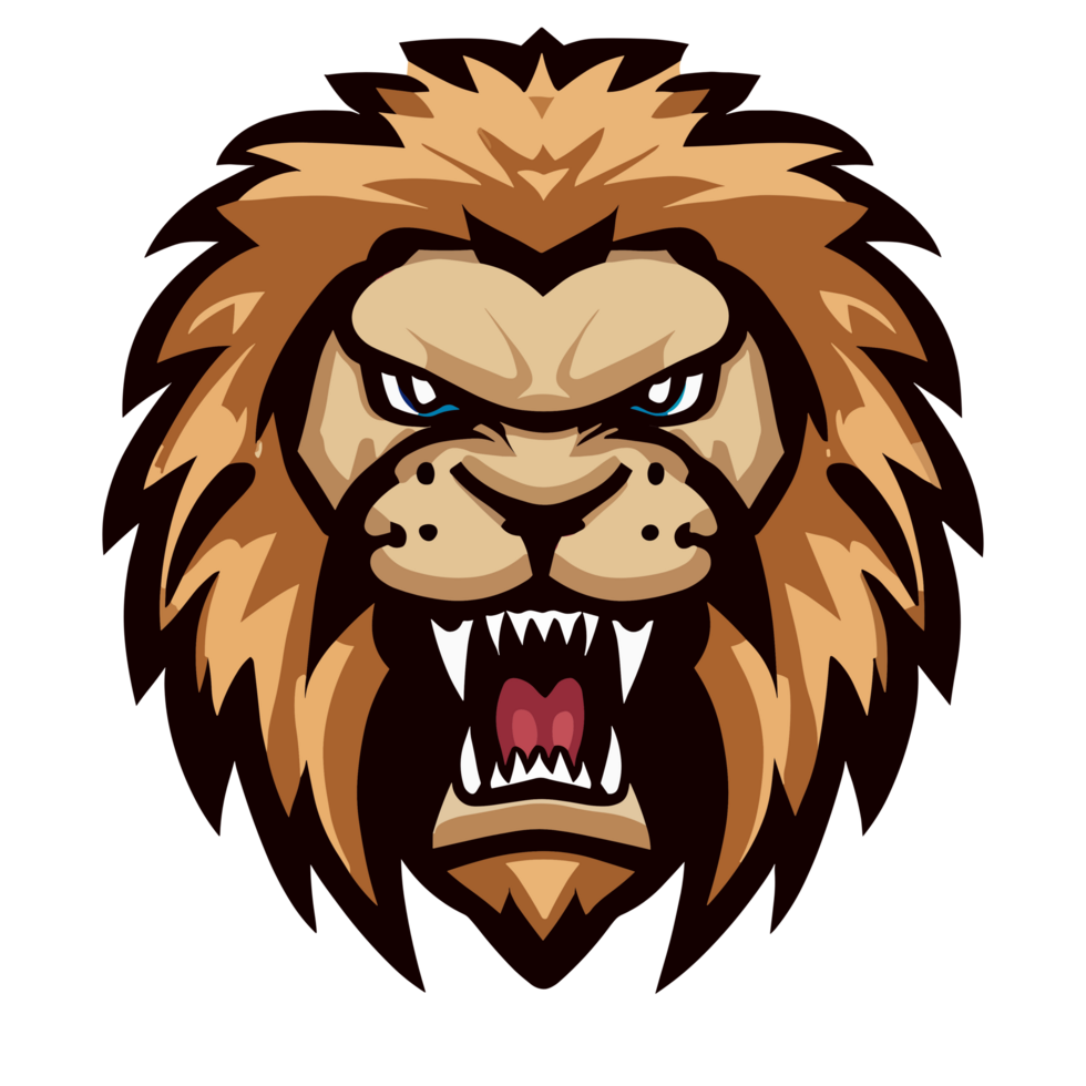 león cara icono clipart transparente antecedentes png