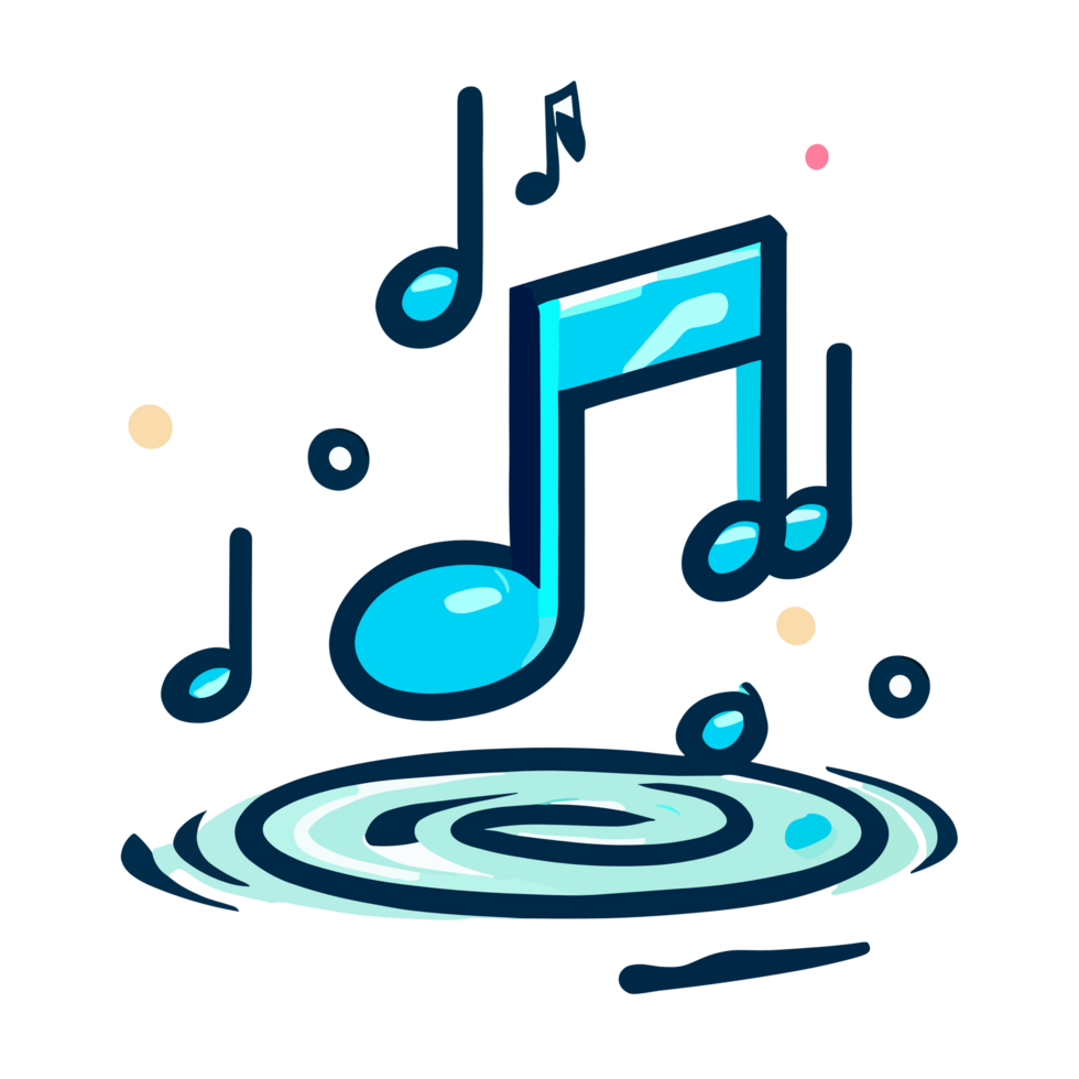 Music icon clipart transparent background png