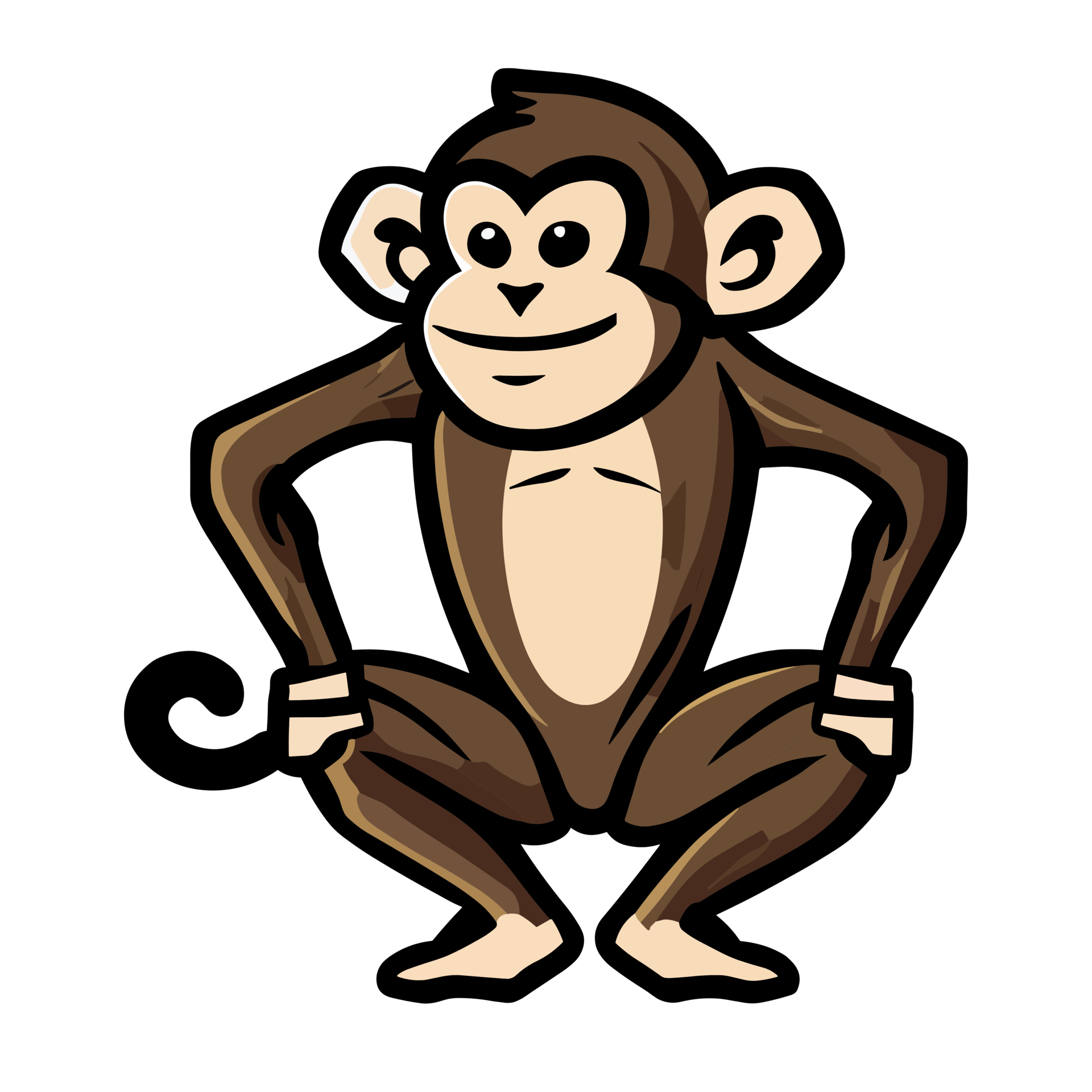 Monkey Backgrounds Clip Art