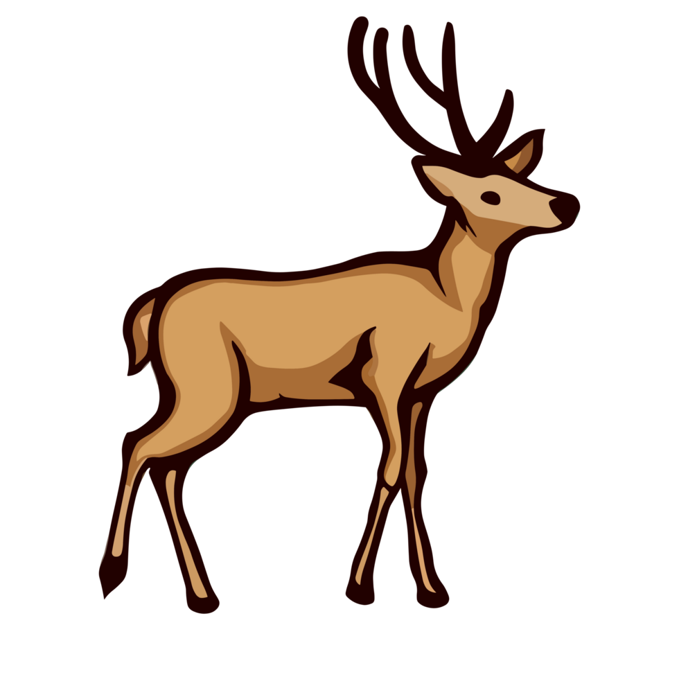 Hirsch Symbol Clip Art transparent Hintergrund 24044252 PNG
