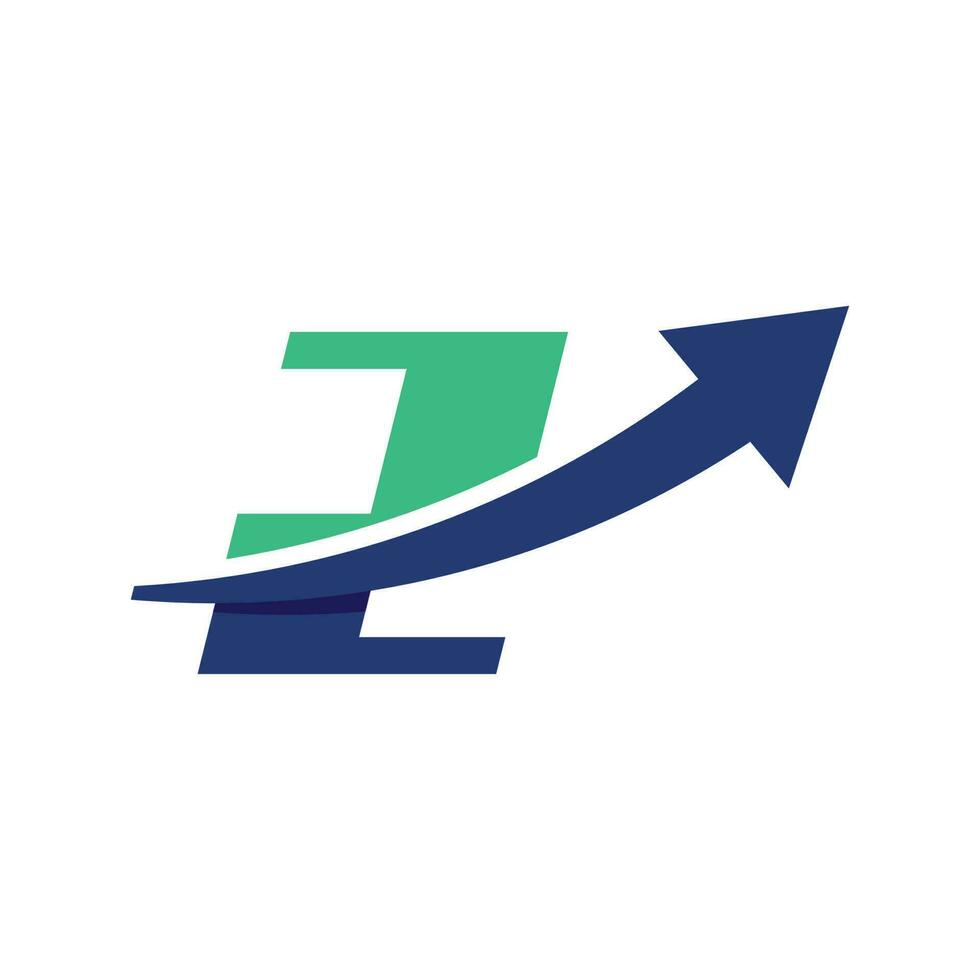 Numeric 2 Arrow Logo vector