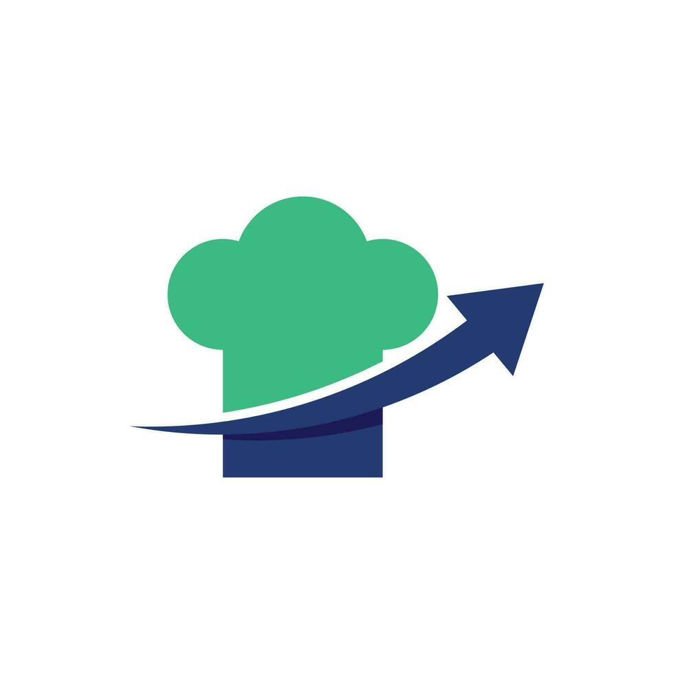 Chef Arrow Logo vector