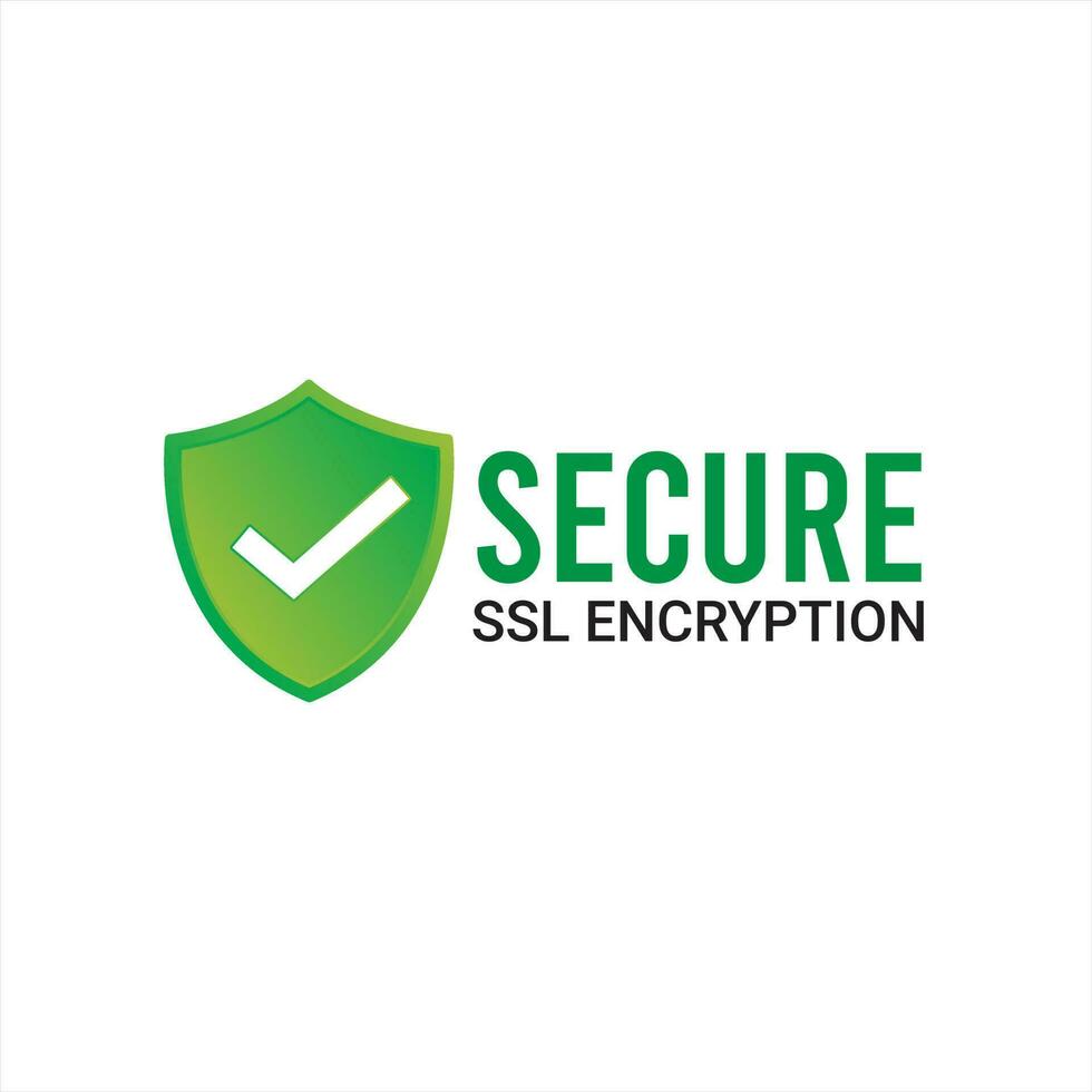 Secure Ssl Encryption Logo, Secure Connection Icon Vector Illustration, Ssl Certificate Icon, Secure SSL Encryption Vector Illustration. Logo design