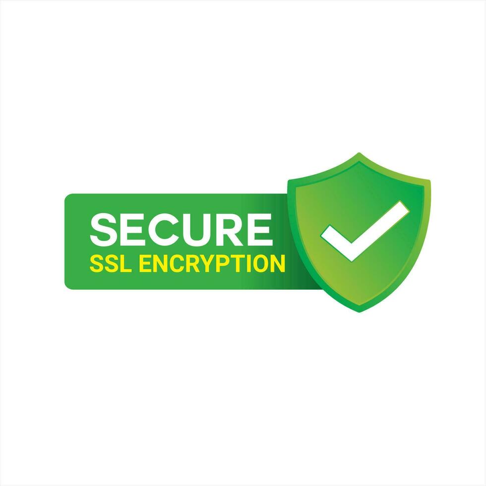 Secure Ssl Encryption Logo, Secure Connection Icon Vector Illustration, Ssl Certificate Icon, Secure SSL Encryption Vector Illustration. Logo design