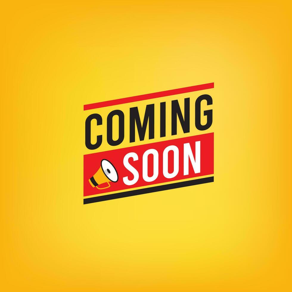 Opening soon, coming soon Template Coming Soon Logo Sign, Coming soon banner design vector