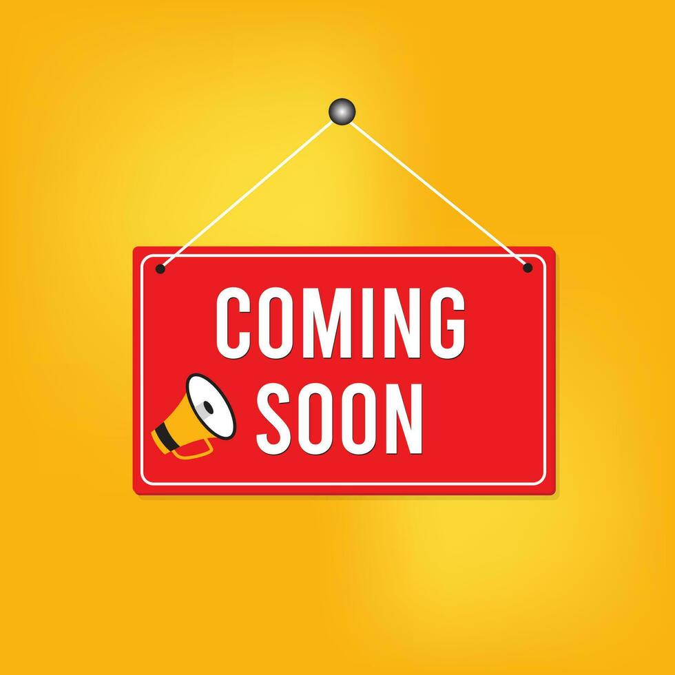 Opening soon, coming soon Template Coming Soon Logo Sign, Coming soon banner design vector