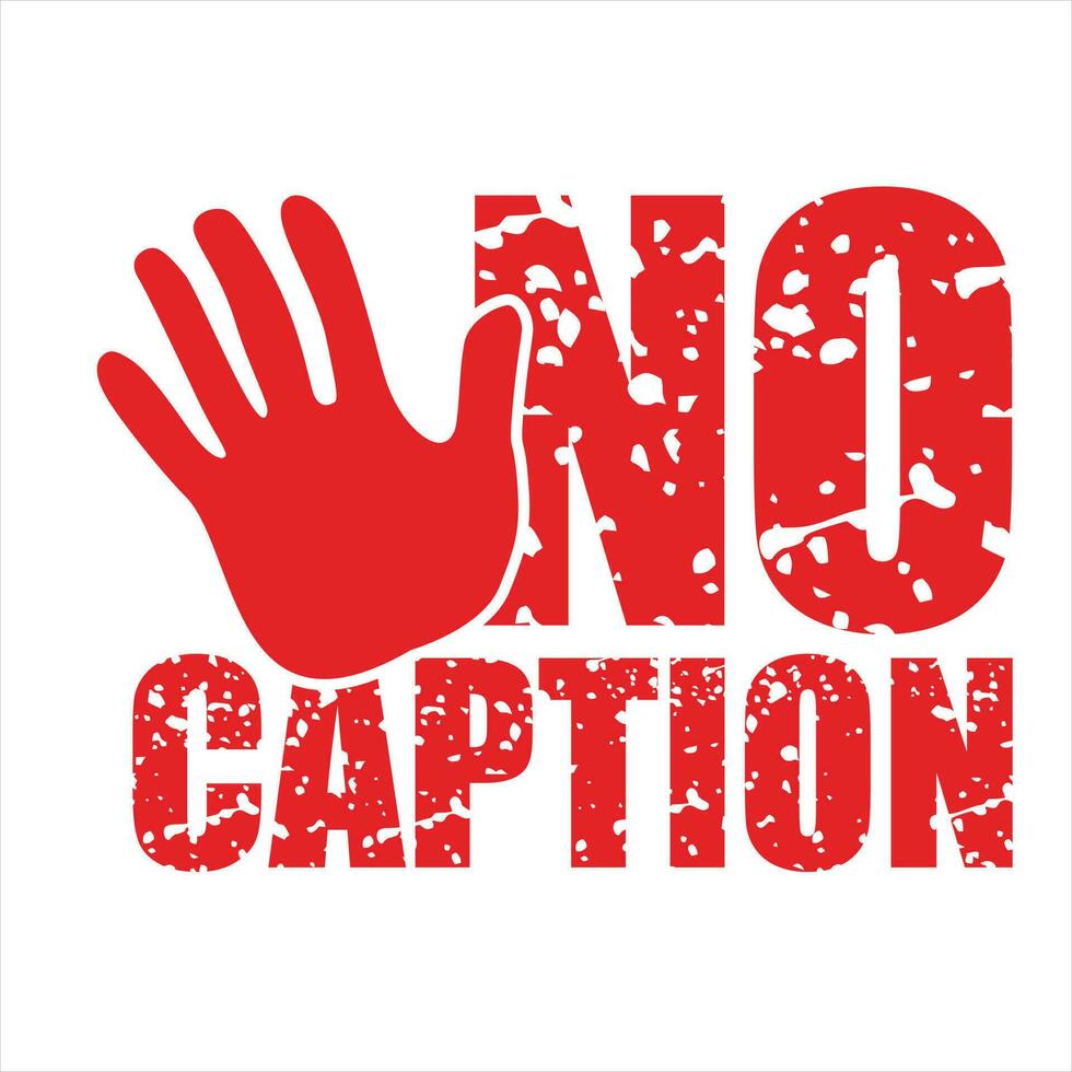 no caption vector text