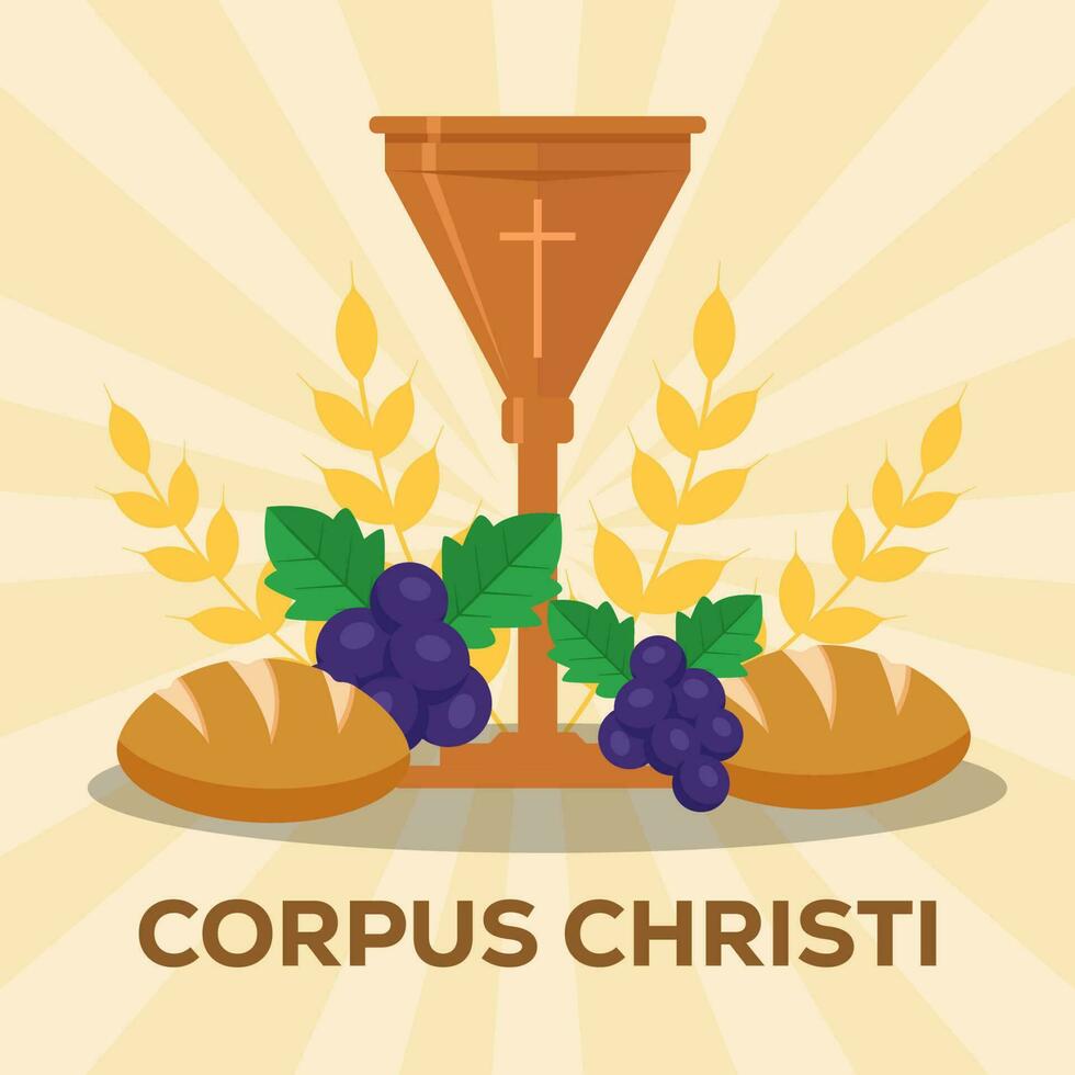 vector design corpus christi illustration in flat style