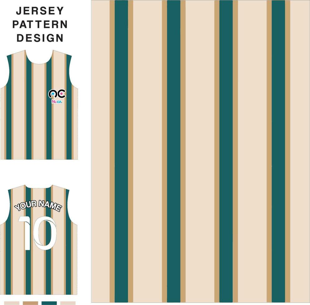 Striped concept vector jersey pattern template for printing or sublimation sports uniforms football volleyball basketball e-sports cycling and fishing Free Vector.