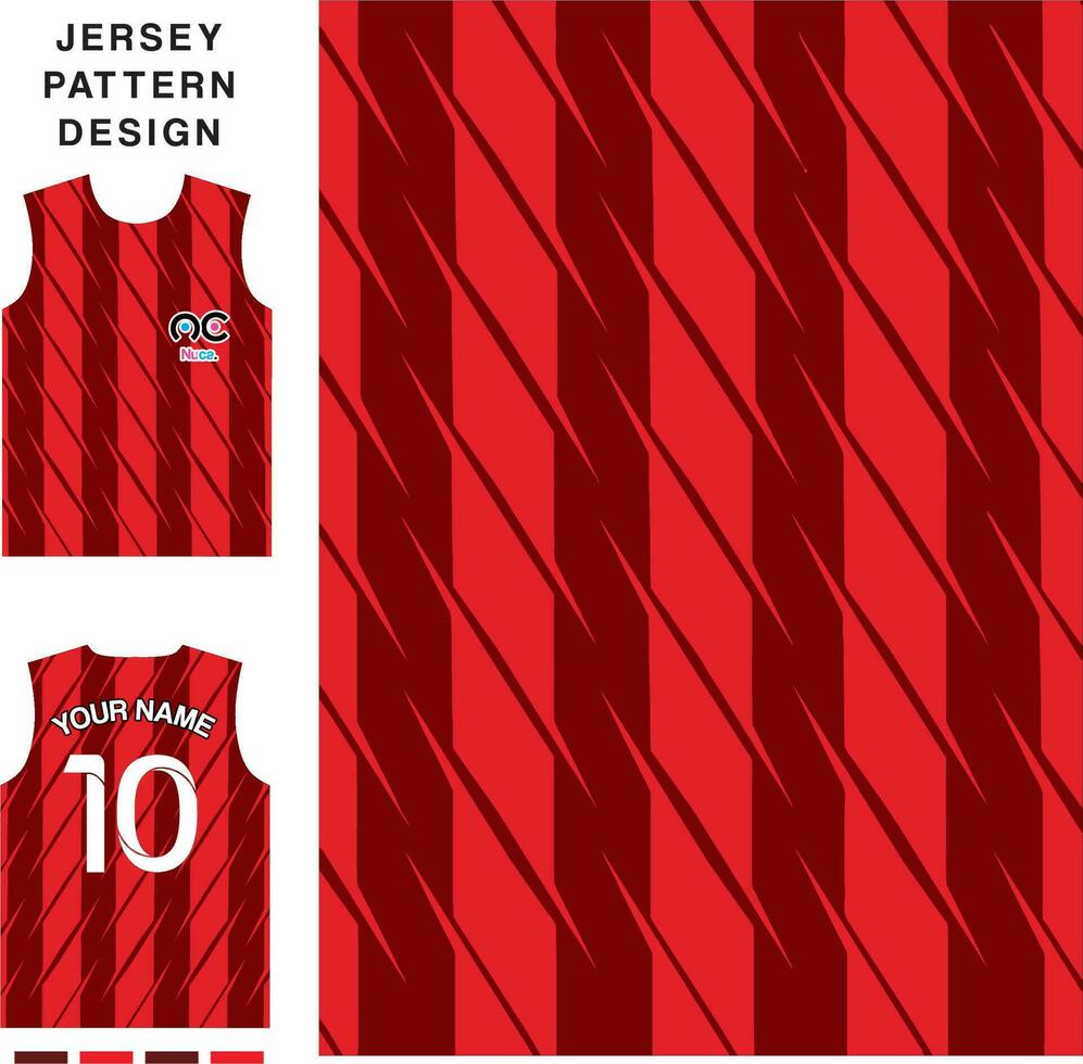 racing stripes concept vector jersey pattern template for printing or sublimation sports uniforms football volleyball basketball e-sports cycling and fishing Free Vector.