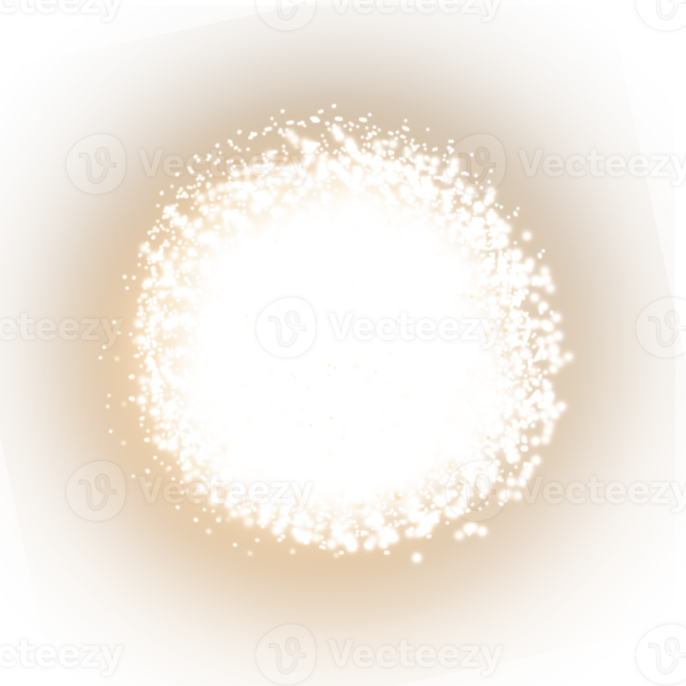 glow light glitter effect png