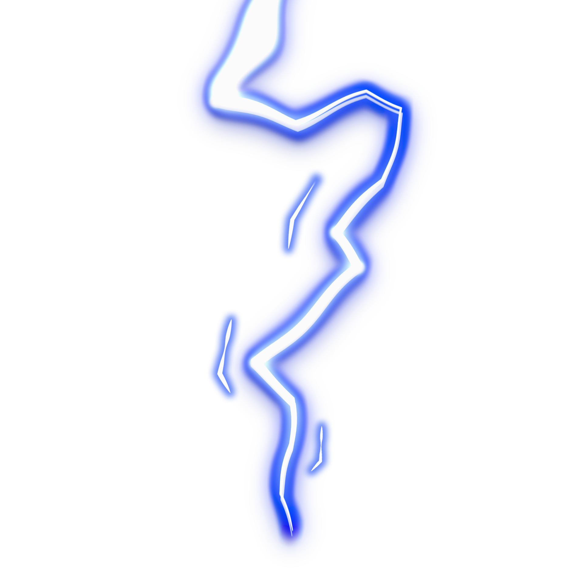 Lightning blue thunder 24045098 PNG