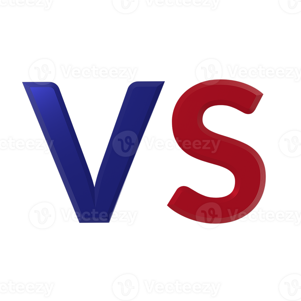 versus vs letters png