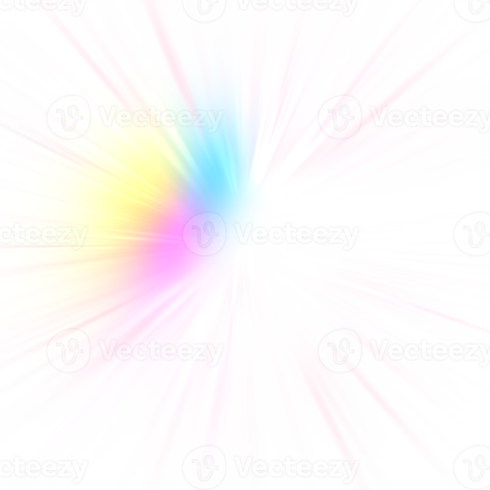 glowing colorful light png