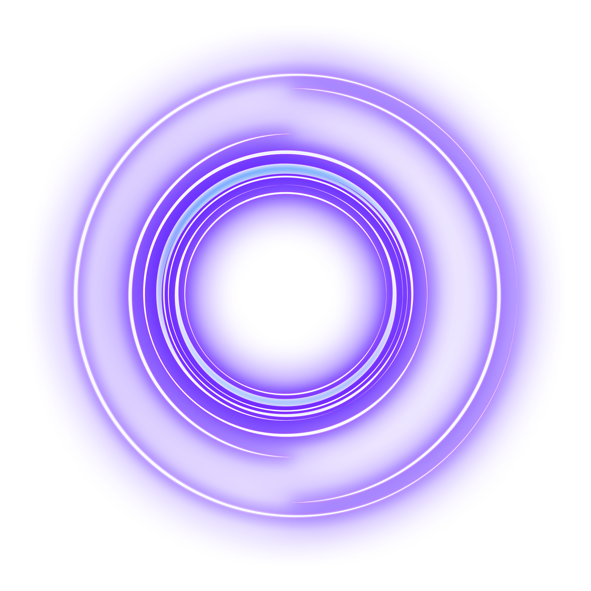 blue neon light frame 24045491 PNG