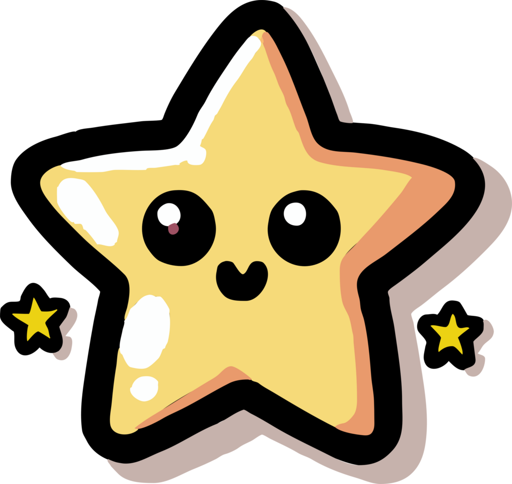 star stickers png graphic clipart design
