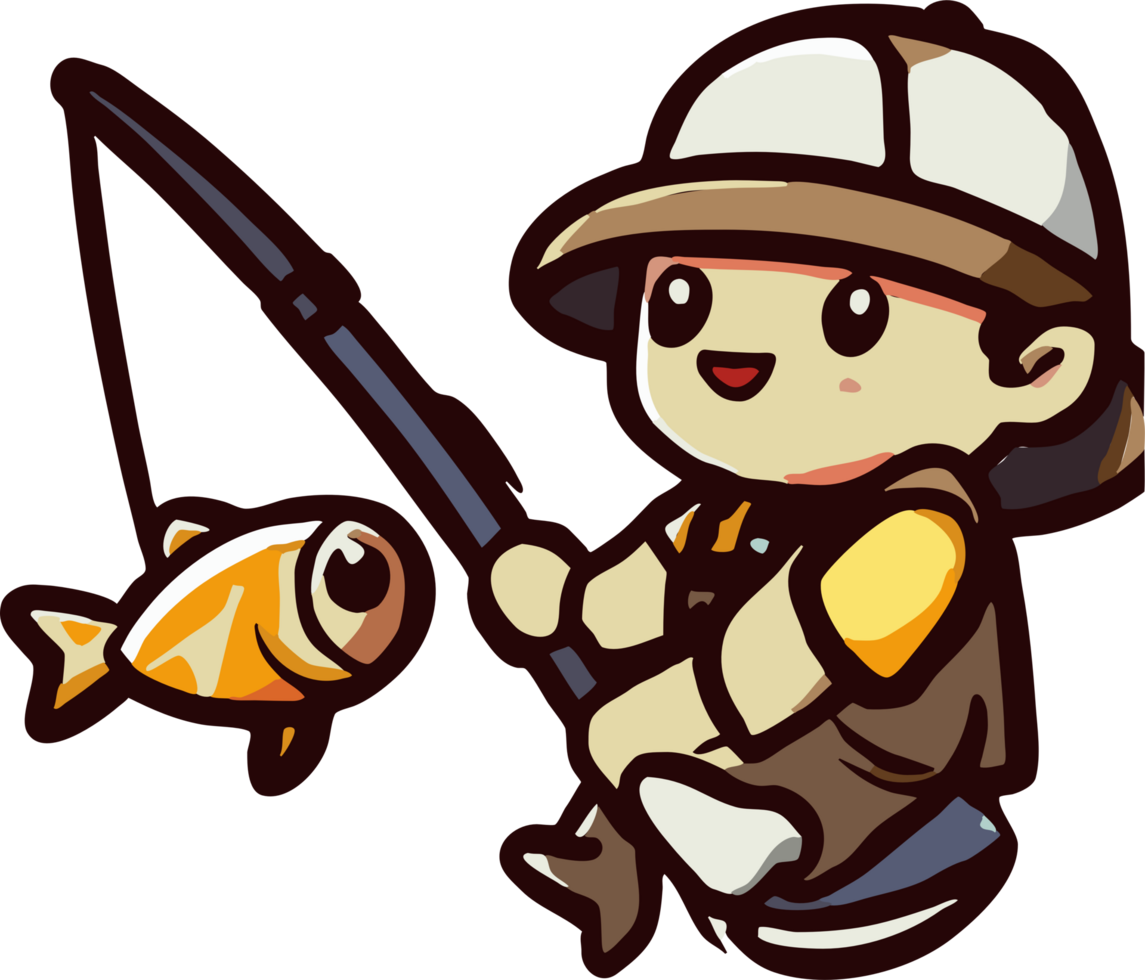 fishing png graphic clipart design