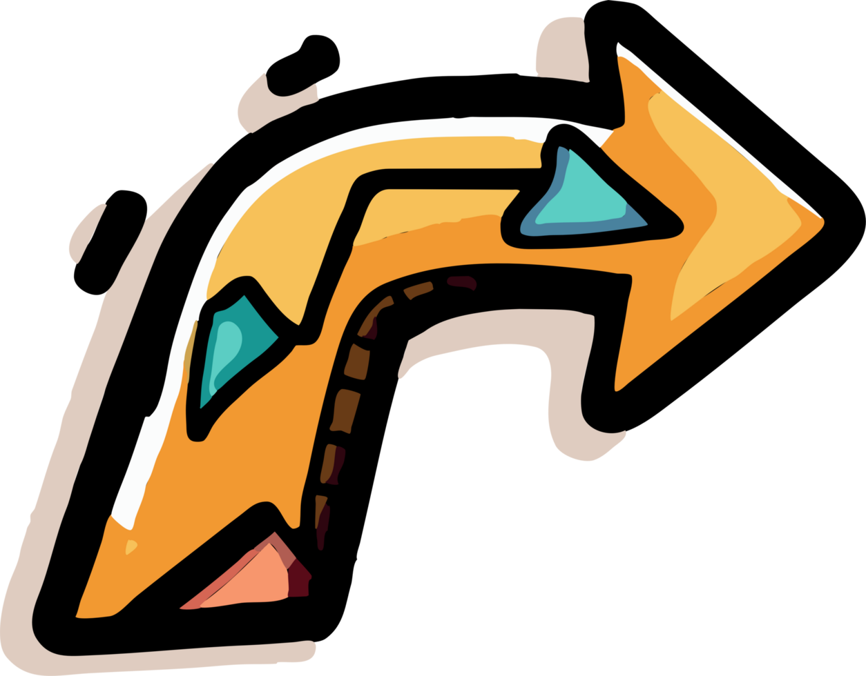 arrow stickers png graphic clipart design
