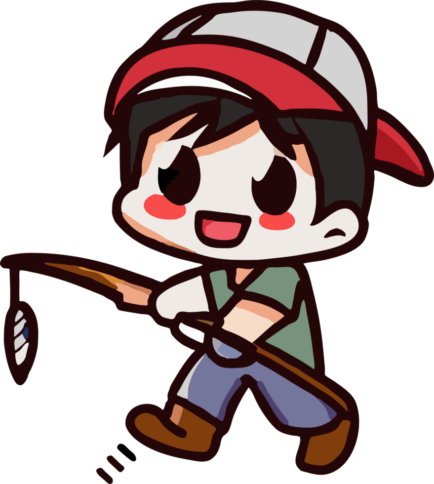 fishing png graphic clipart design