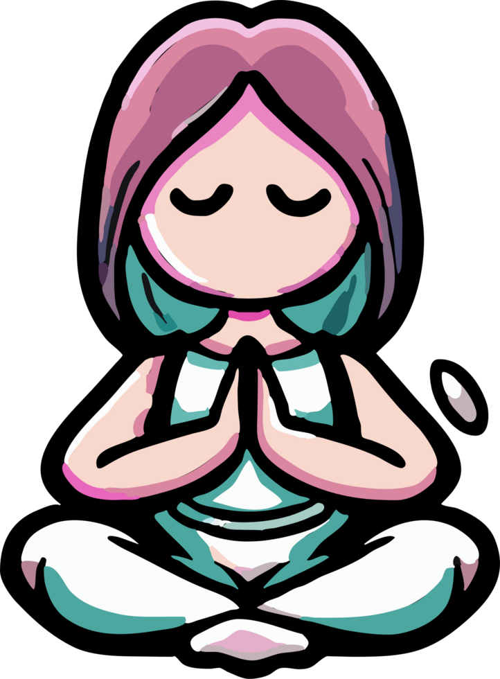 méditation png graphique clipart conception