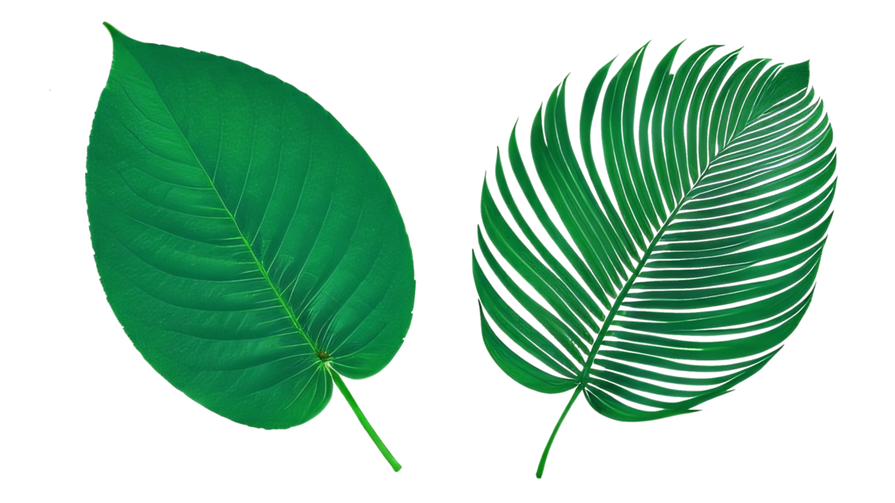 verde hoja aislado en png antecedentes