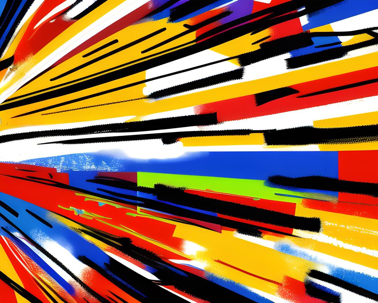 colorful abstract painting background photo