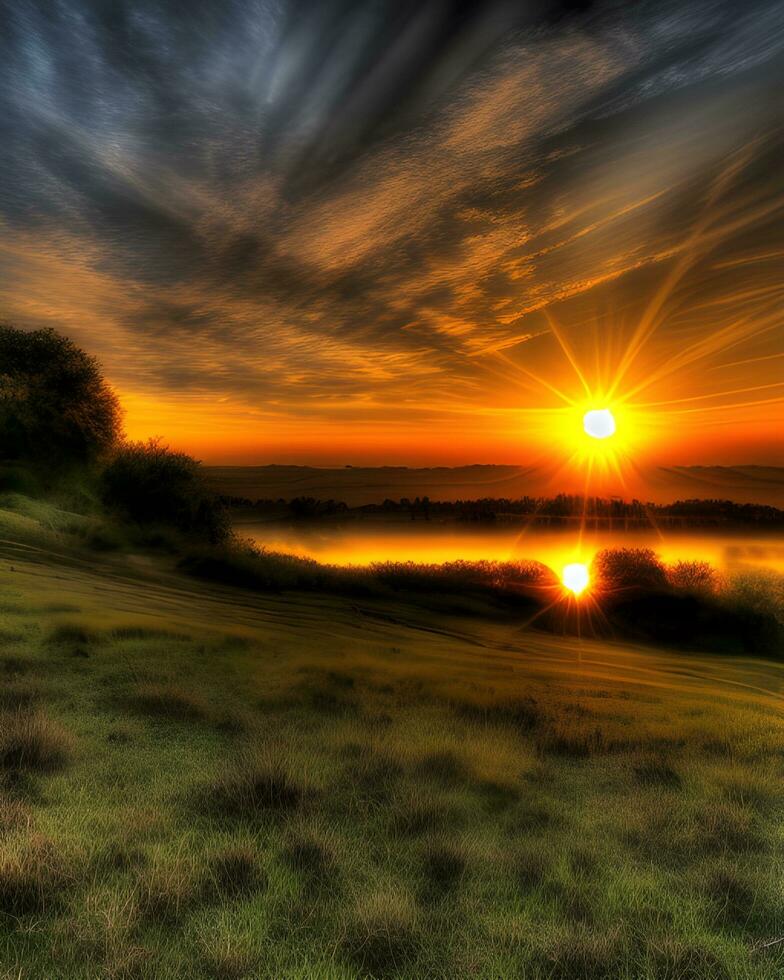 ai generated sunrise photo