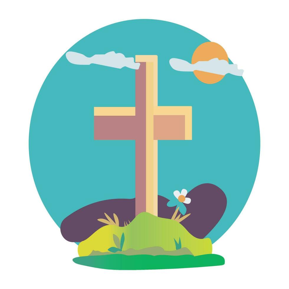 christianity religion cross vector