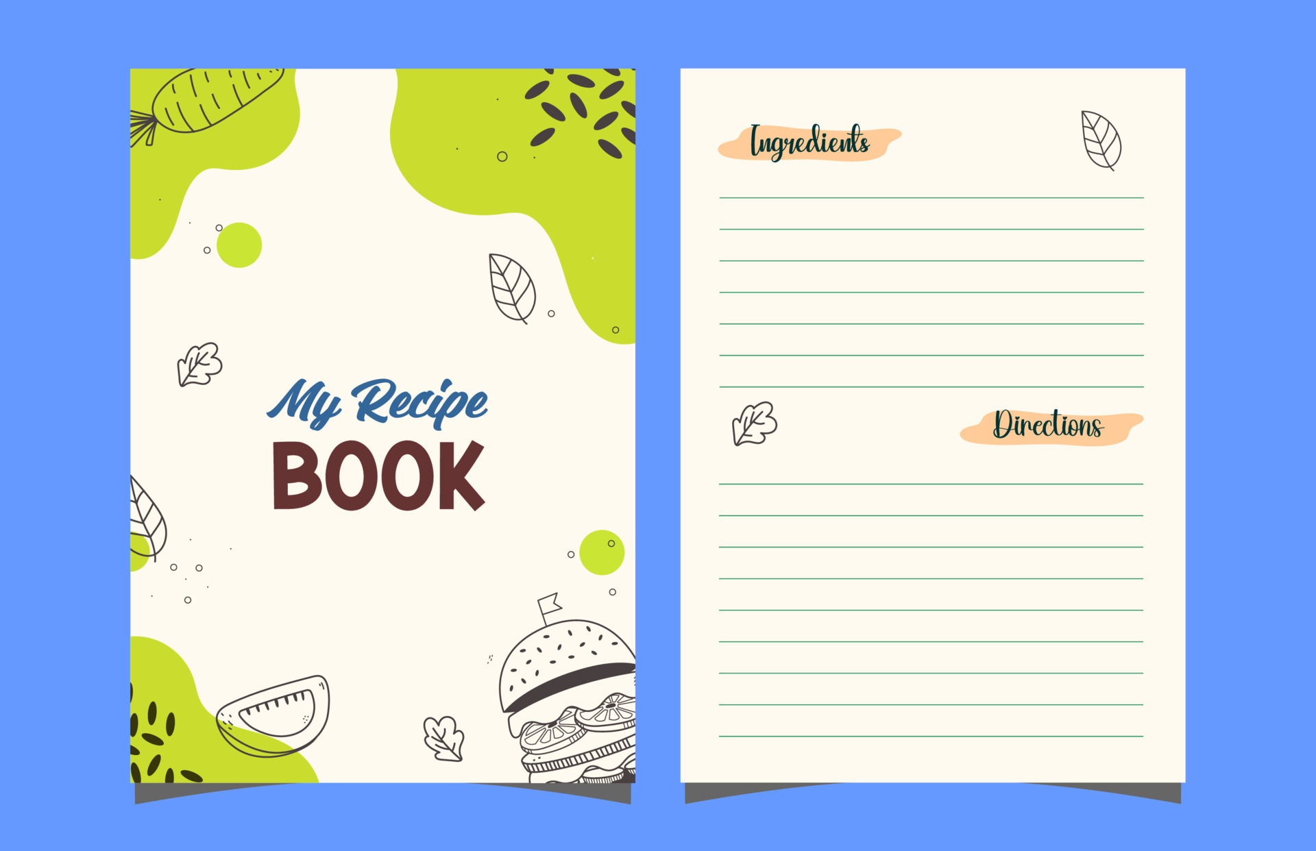 Recipe book vector 24049486 Vector Art at Vecteezy