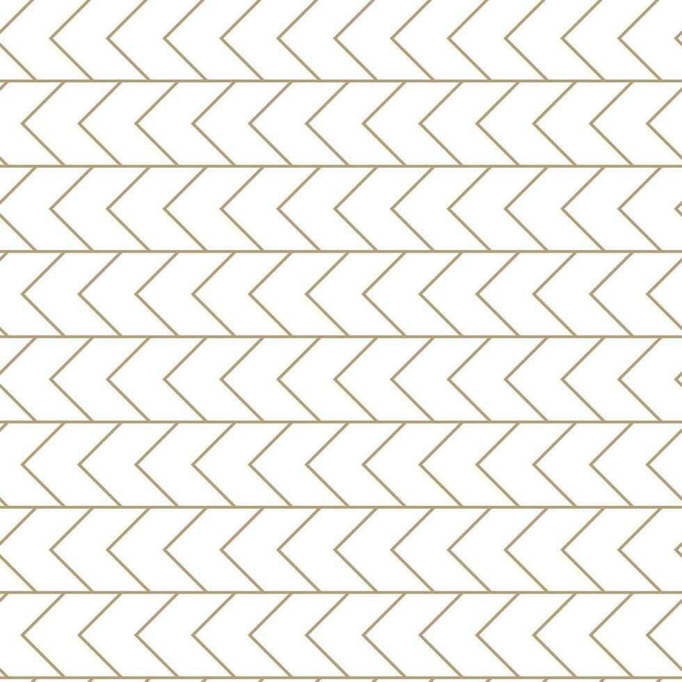 Modern vector seamless illustration. Linear gold pattern on a white background. Ornamental pattern for leaflets, printing, wallpaper, backgrounds