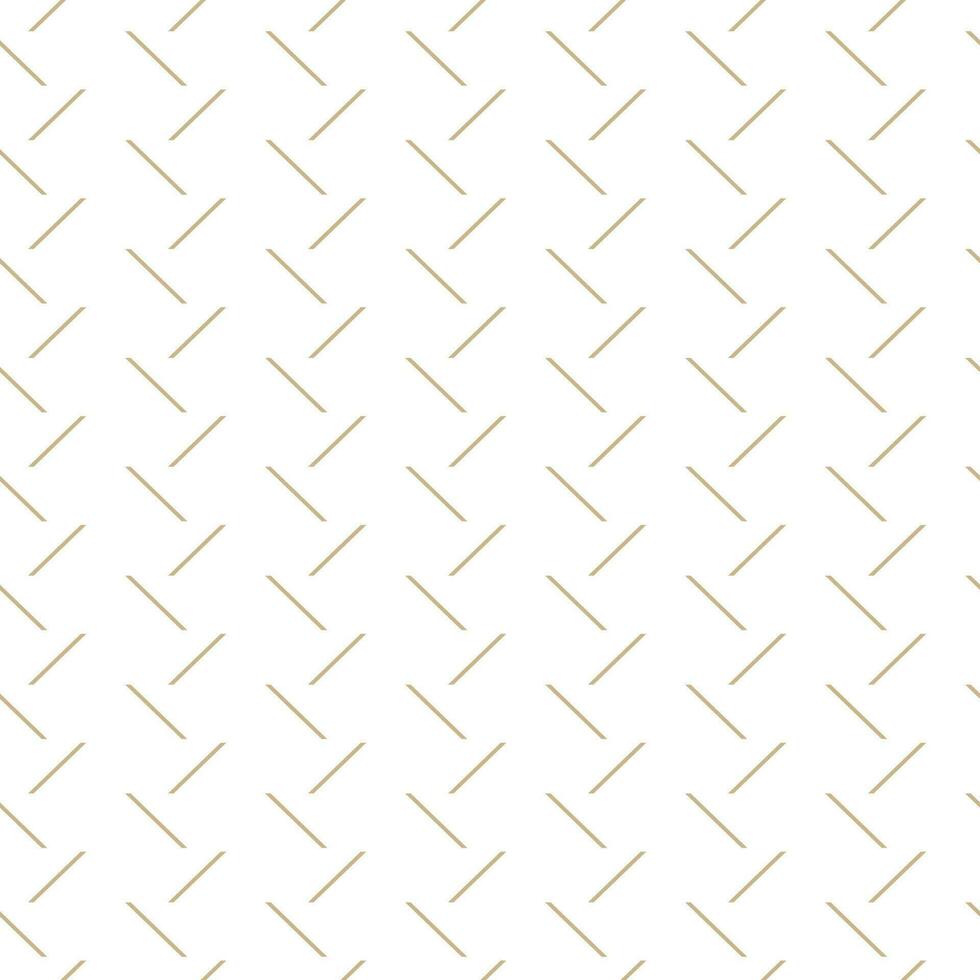 Modern vector seamless illustration. Linear gold pattern on a white background. Ornamental pattern for leaflets, printing, wallpaper, backgrounds