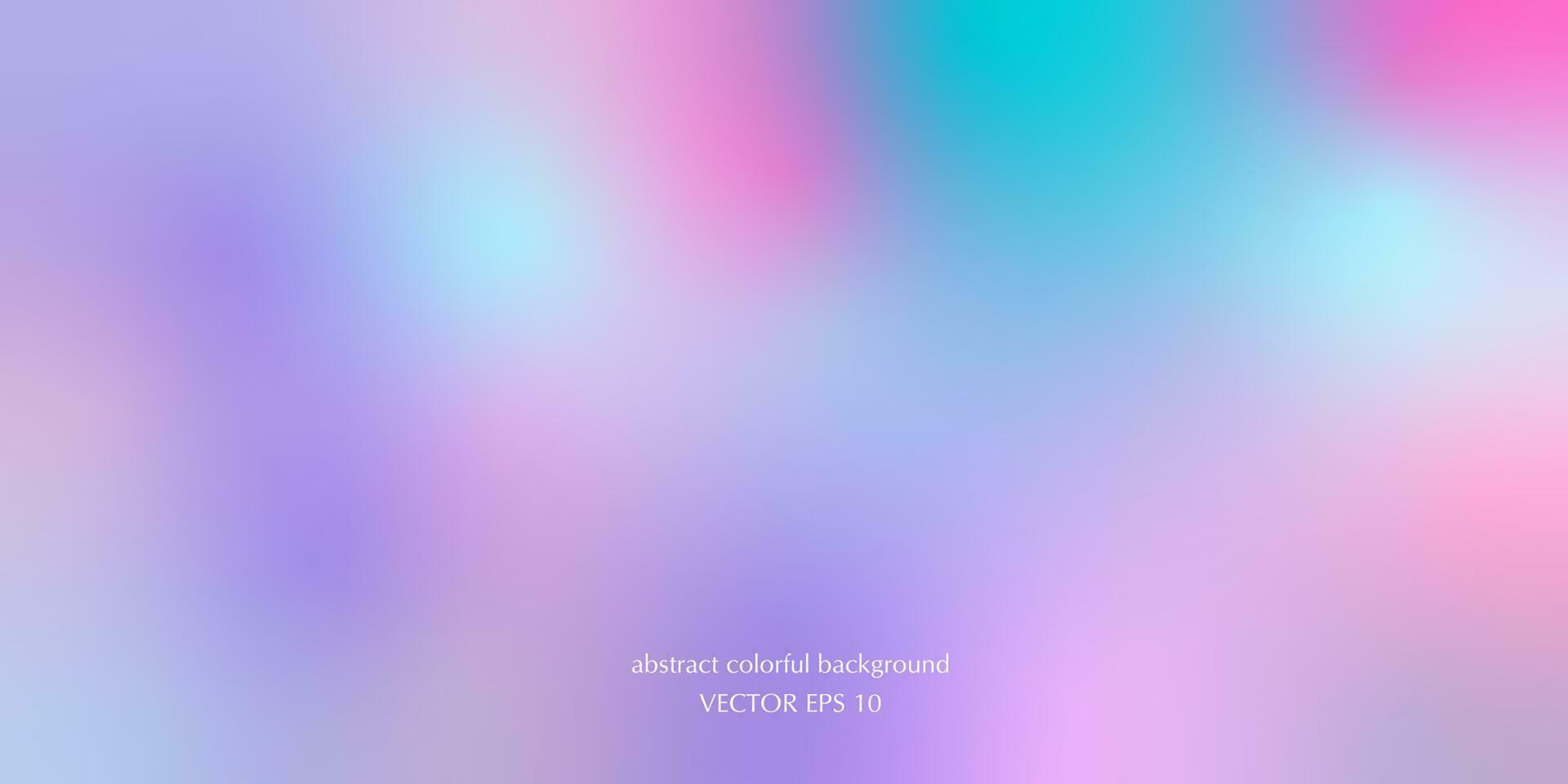 Vector abstract colorful background blurred gradient pastel colors palette for wallpaper. Soft gradient in blue, purple, cyan and pink