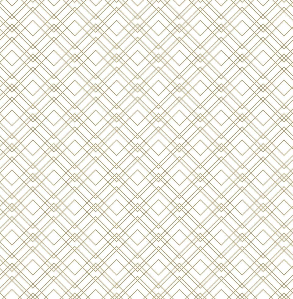 Modern vector seamless illustration. Linear gold pattern on a white background. Ornamental pattern for leaflets, printing, wallpaper, backgrounds