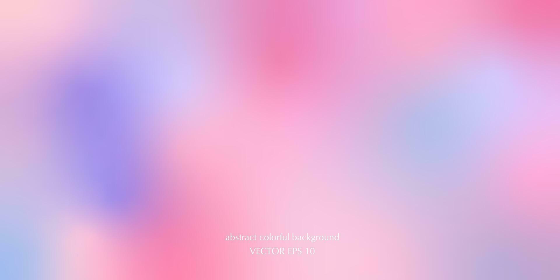 Vector abstract colorful background blurred gradient pastel colors palette for wallpaper. Soft gradient in blue, purple, cyan and pink